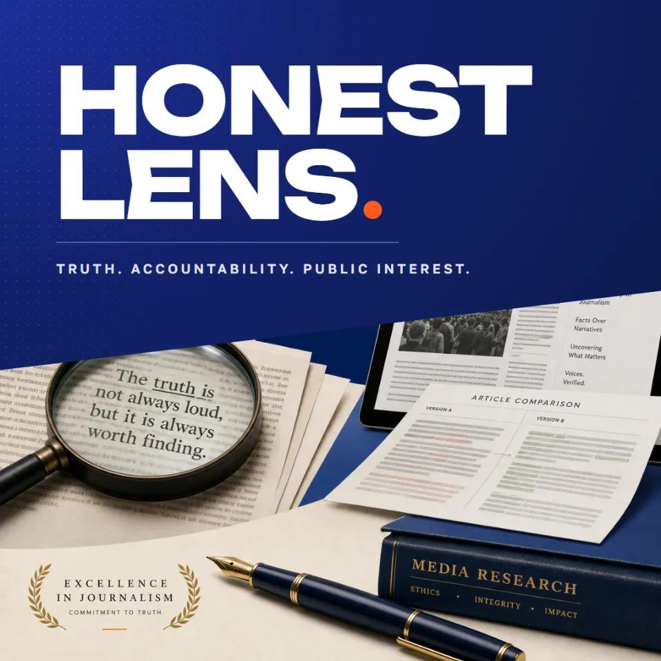 Honest Lens: حقیقت، پاسخ‌گویی، منافع عمومی. ذره‌بین روی روزنامه‌ها و مقایسه‌ی دو مقاله.